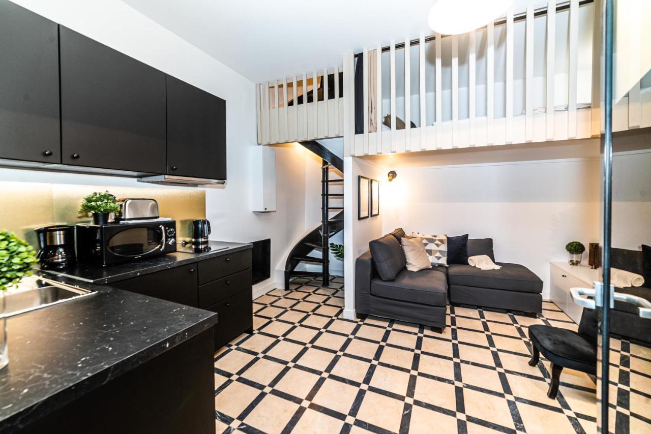 Ferienwohnung Luxurious Triplex - Marais & Montorgueil Paris Exterior foto