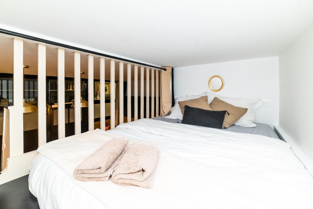 Ferienwohnung Luxurious Triplex - Marais & Montorgueil Paris Exterior foto