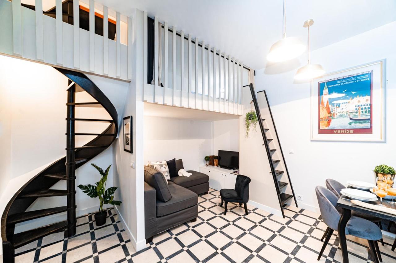 Ferienwohnung Luxurious Triplex - Marais & Montorgueil Paris Exterior foto